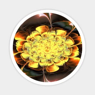 Yellow water Lily Magnet